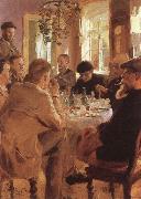 Peder Severin Kroyer Artists at Breakfast china oil painting reproduction